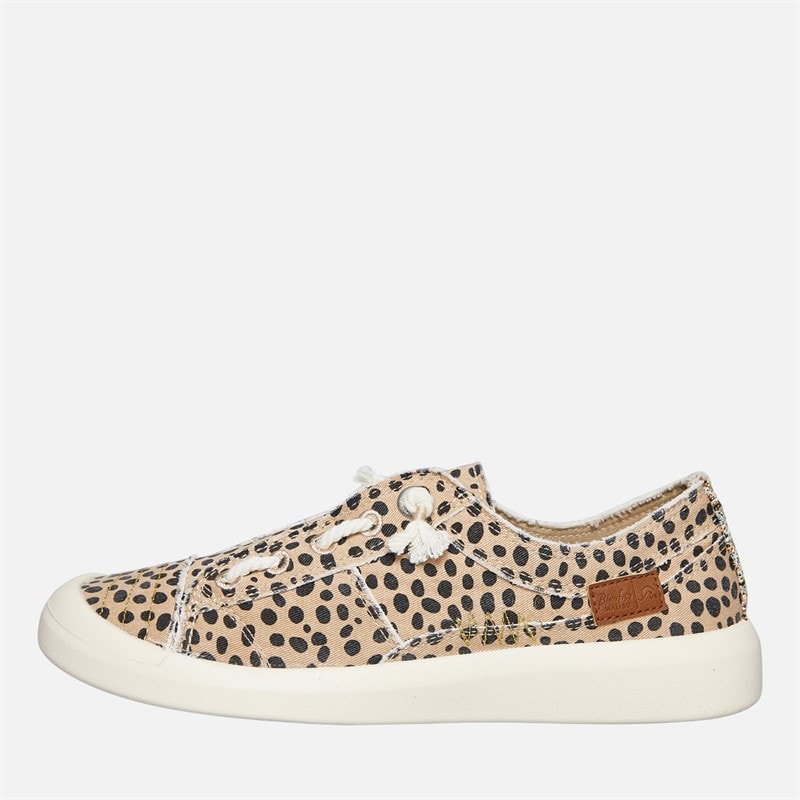 Blowfish Womens Malibu Beachside Slip On Canvas Shoes Cheetah - Image 2