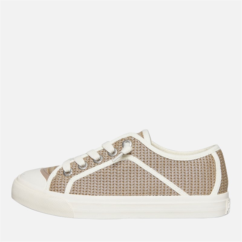 Blowfish Womens Malibu Mystical Canvas Shoes Taupe Silver - Image 2