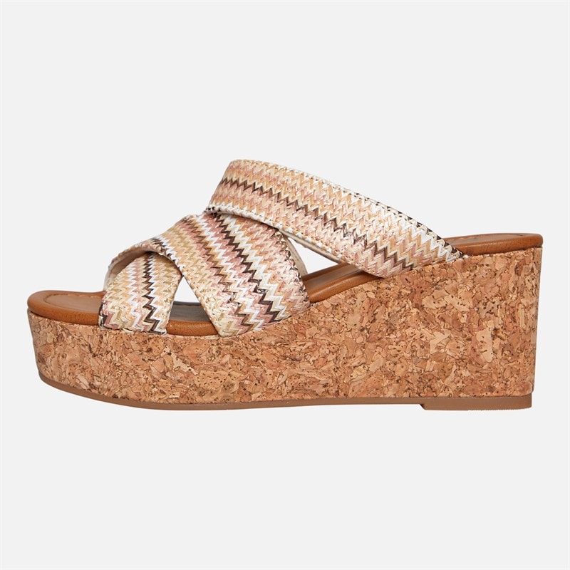 Blowfish Womens Malibu Abi Wedge Sandals Multi - Image 2