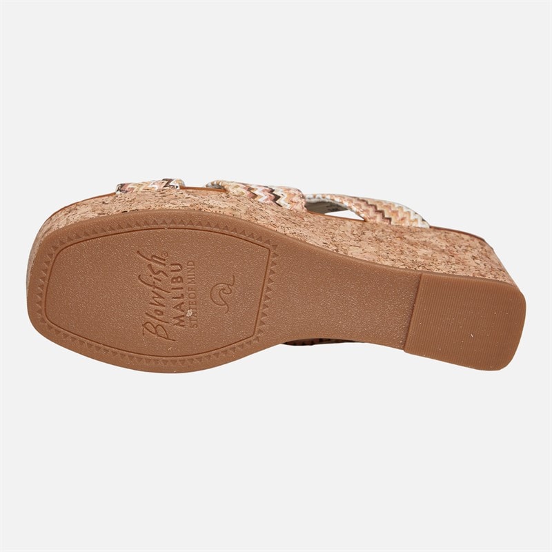 Blowfish Womens Malibu Abi Wedge Sandals Multi - Image 3