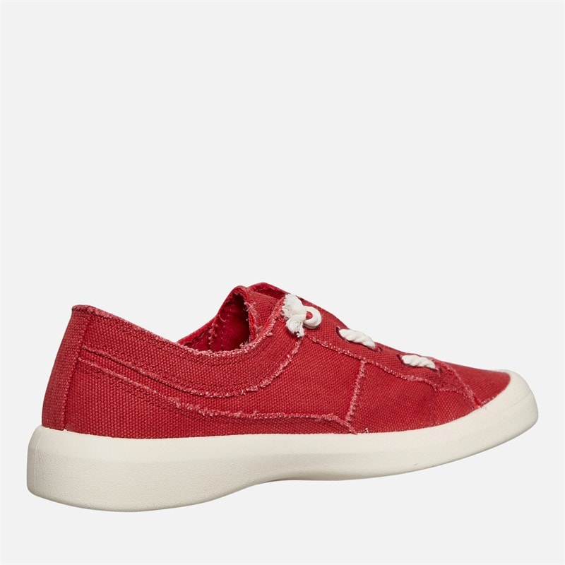 Blowfish Womens Malibu Beachside Slip On Canvas Shoes Red - Image 5