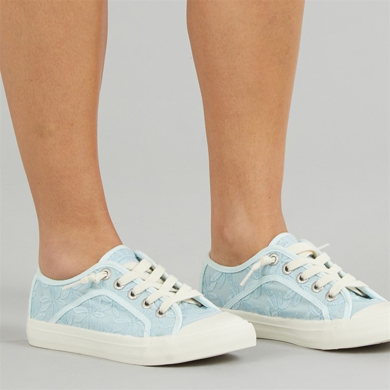 Blowfish Womens Malibu Mystical Canvas Shoes Dusty Blue - Image 1