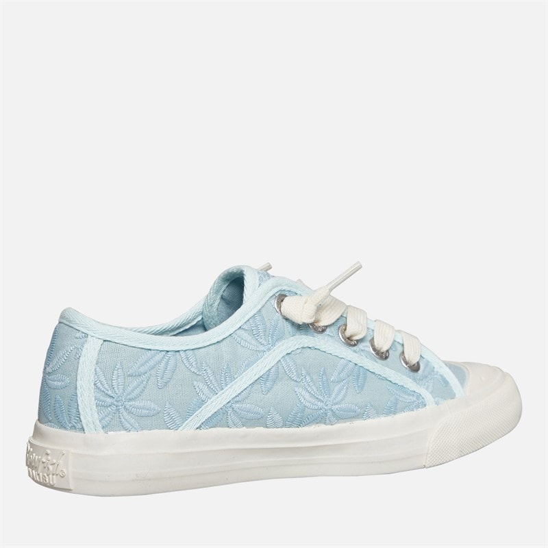 Blowfish Womens Malibu Mystical Canvas Shoes Dusty Blue - Image 5
