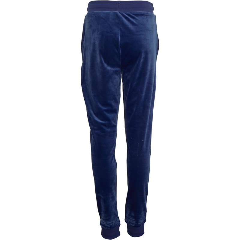 Juicy Couture Girls Velour Zip Thru Tracksuit Blue Print - Image 3