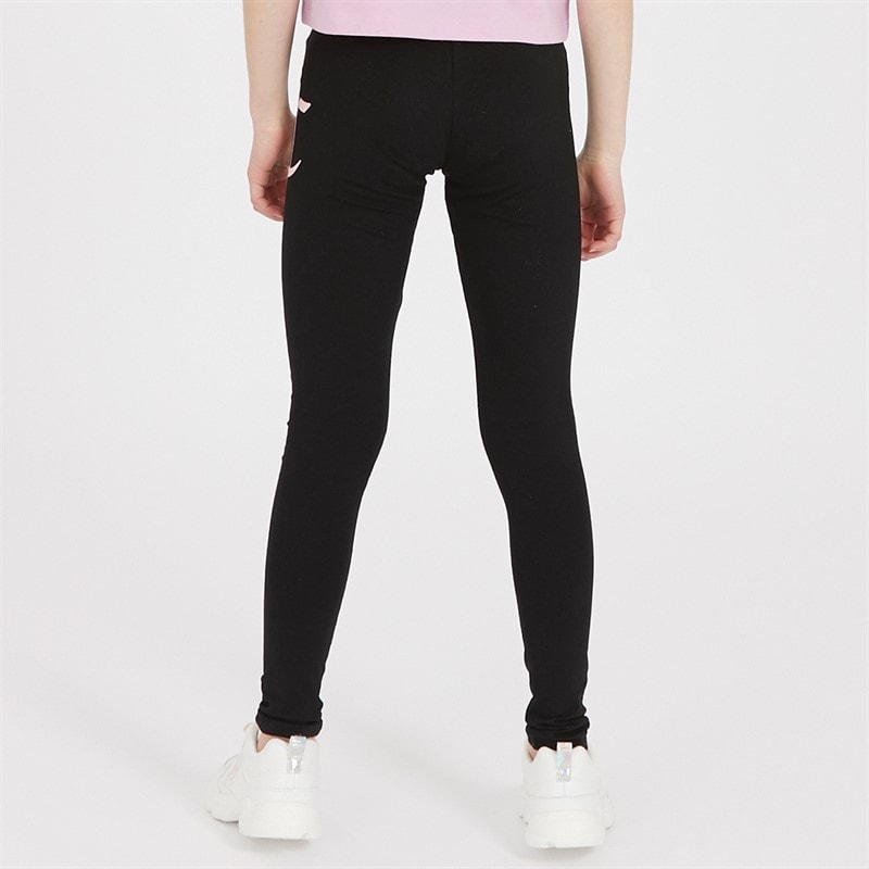 Juicy Couture Girls Logo Leggings Jet Black - Image 2