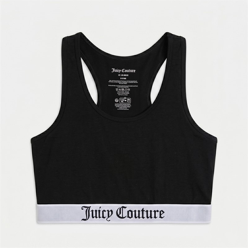 Juicy Couture Girls Two Pack Crop Tops Cherry Blossom - Image 2