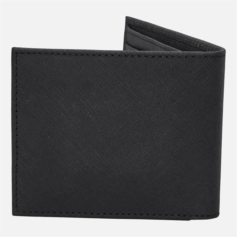 Jeff Banks Mens Saffiano Wallet Black - Image 4