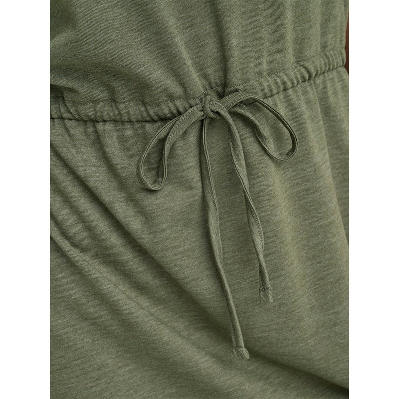 Jacqueline De Yong Womens Dalila Short Sleeve Dress Deep Lichen Green - Image 3