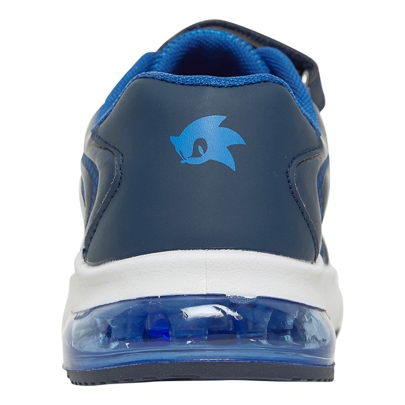 Character Boys Sonic Emboss Lights Trainers Blue/Multi - Image 3