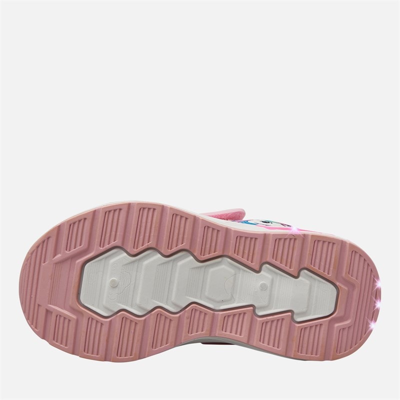 Character Girls Unicorn Light Up Trainers Pink - Image 2