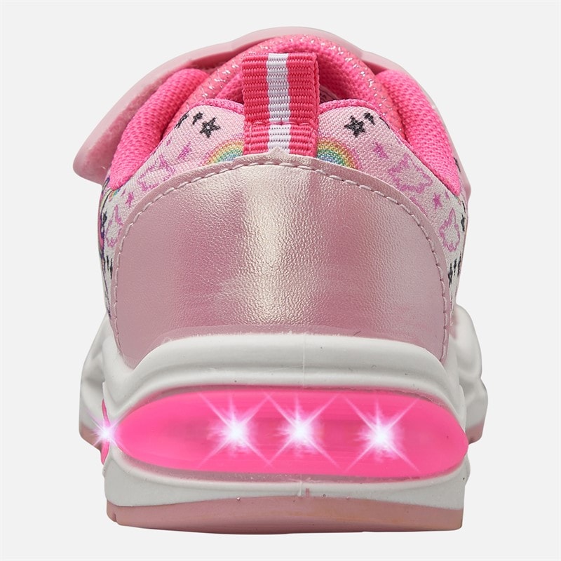 Character Girls Unicorn Light Up Trainers Pink - Image 3