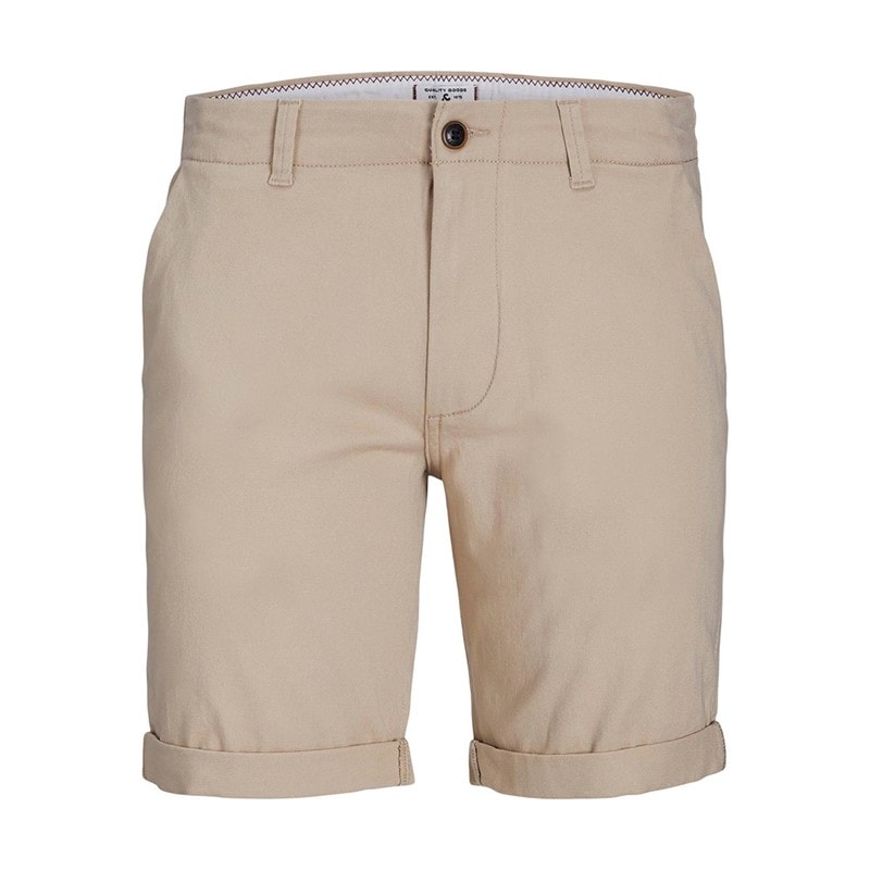 JACK & JONES Mens Dave Two Pack Chino Shorts Navy Blazer/Oxford Tan - Image 3