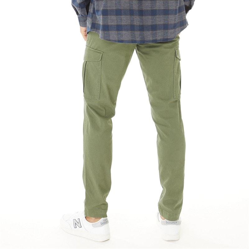 JACK & JONES Mens Marco Dean Cargo Pants Olive Night - Image 2
