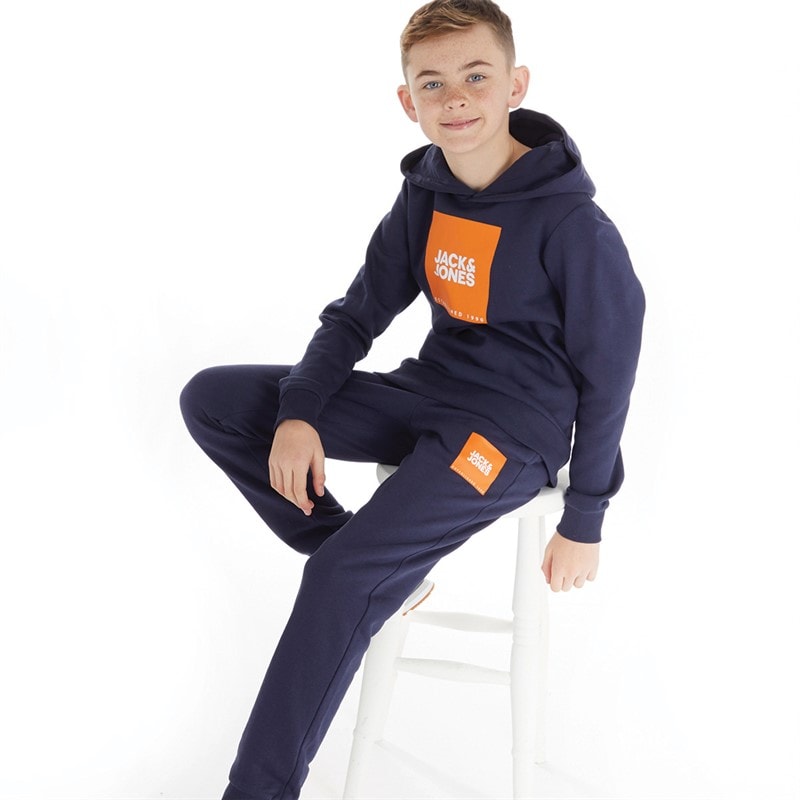 JACK & JONES Boys Lock Tracksuit Navy Blazer - Image 1