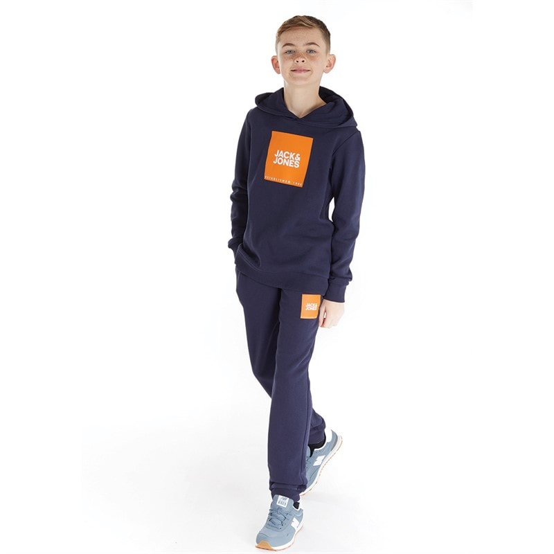 JACK & JONES Boys Lock Tracksuit Navy Blazer - Image 4