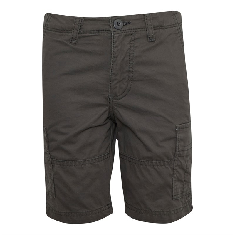 JACK & JONES Boys Zeus Cargo Shorts Asphalt - Image 3
