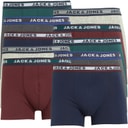 JACK & JONES Mens Solid Ten Pack Boxer Trunks Multi