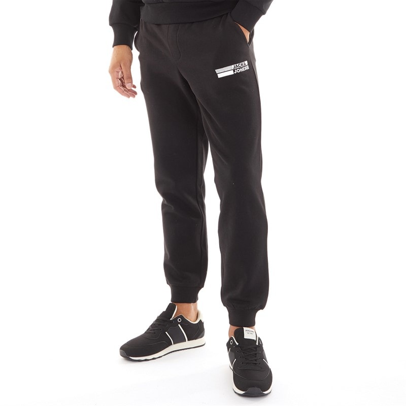 JACK & JONES Mens Speed Joggers Black - Image 1