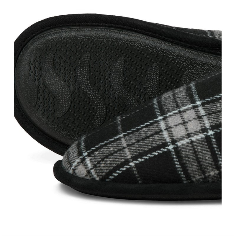 JACK & JONES Mens Murphy Mule Home Slippers Anthracite - Image 3