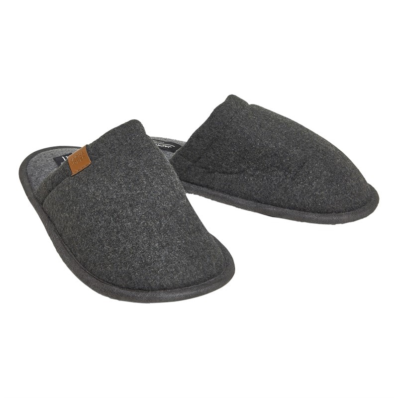 JACK & JONES Mens Marine Mule Home Slippers Castlerock - Image 1