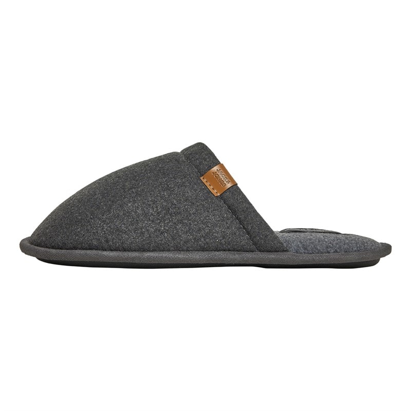 JACK & JONES Mens Marine Mule Home Slippers Castlerock - Image 2