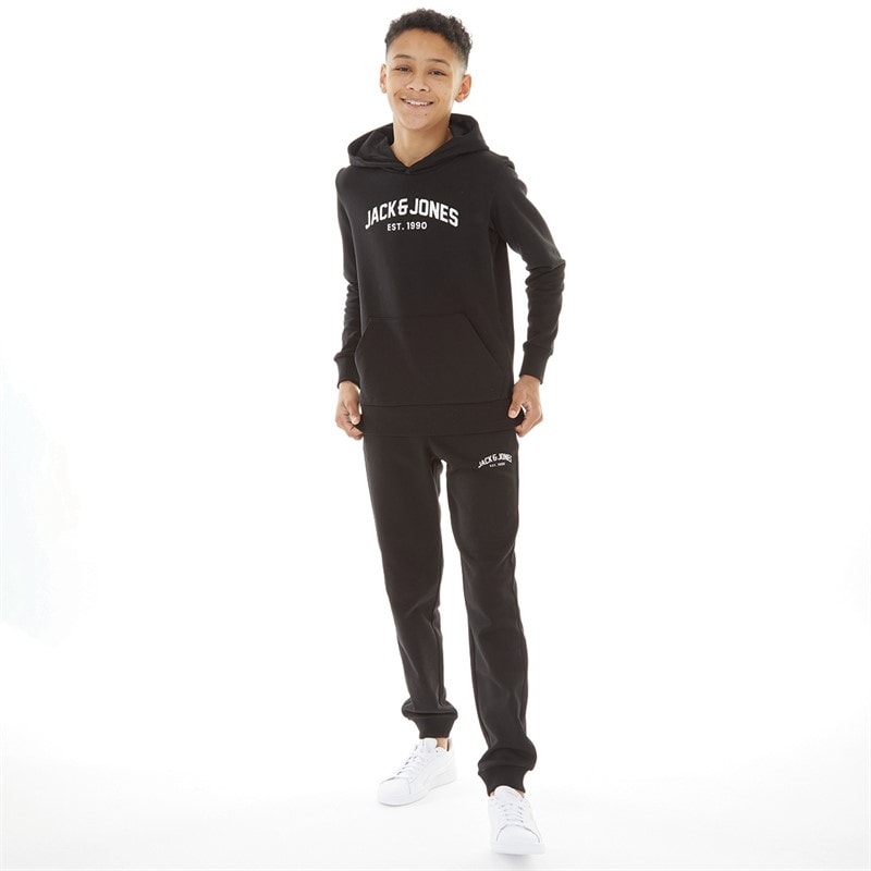 JACK & JONES Boys Josh Tracksuit Black
