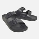 JACK & JONES Mens Pisa Moulded Sandals Anthracite