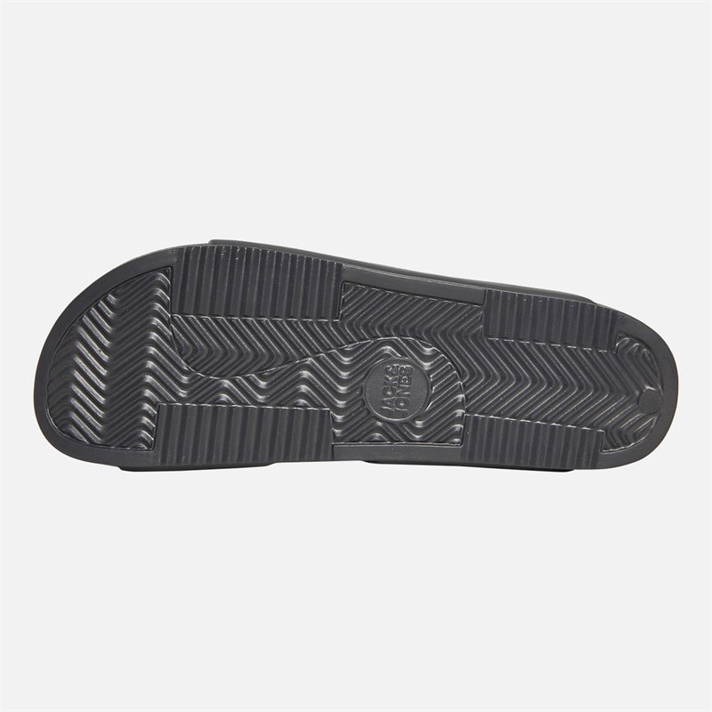 JACK & JONES Mens Pisa Moulded Sandals Anthracite - Image 3