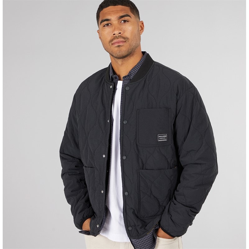 JACK & JONES Mens Cody Liner Jacket Black - Image 1