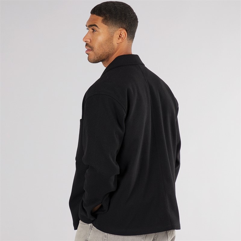 JACK & JONES Mens Baxter Overshirt Black - Image 2