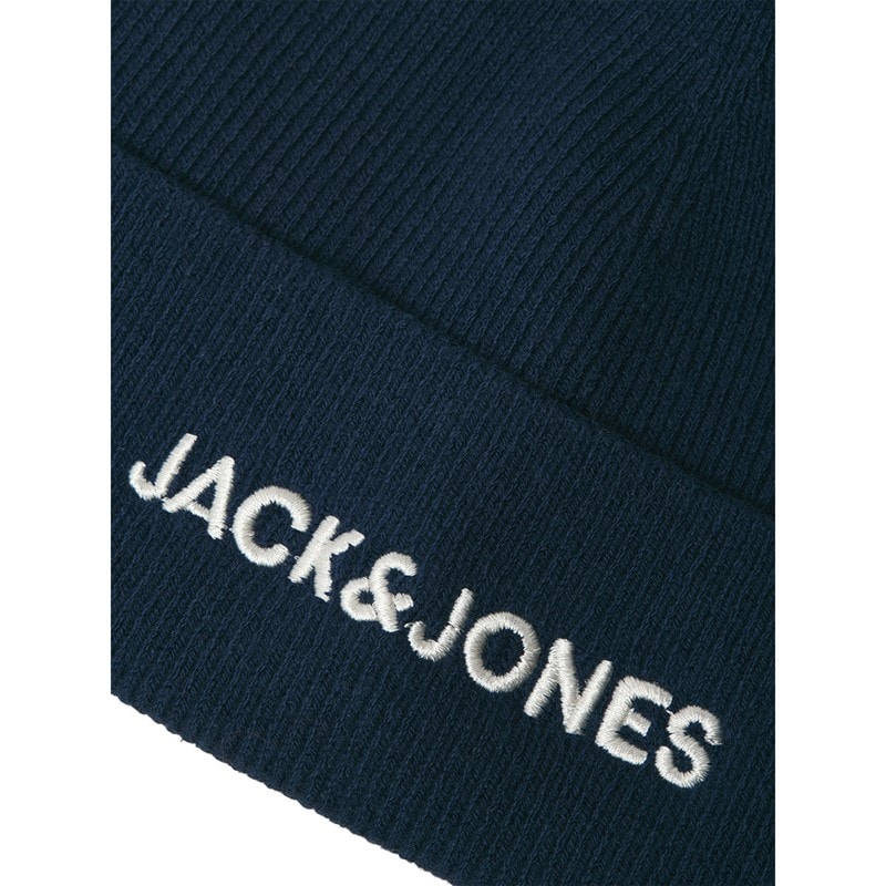 JACK & JONES Mens Jacbilly Beanie Navy Blazer - Image 3