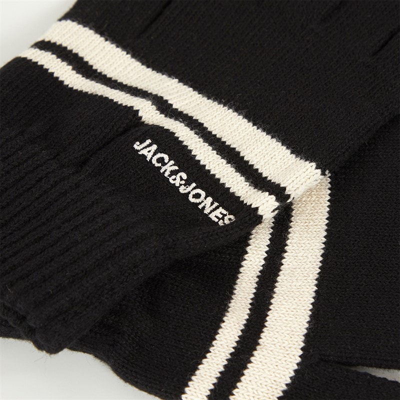JACK & JONES Mens Jacbilly Gloves Black - Image 3