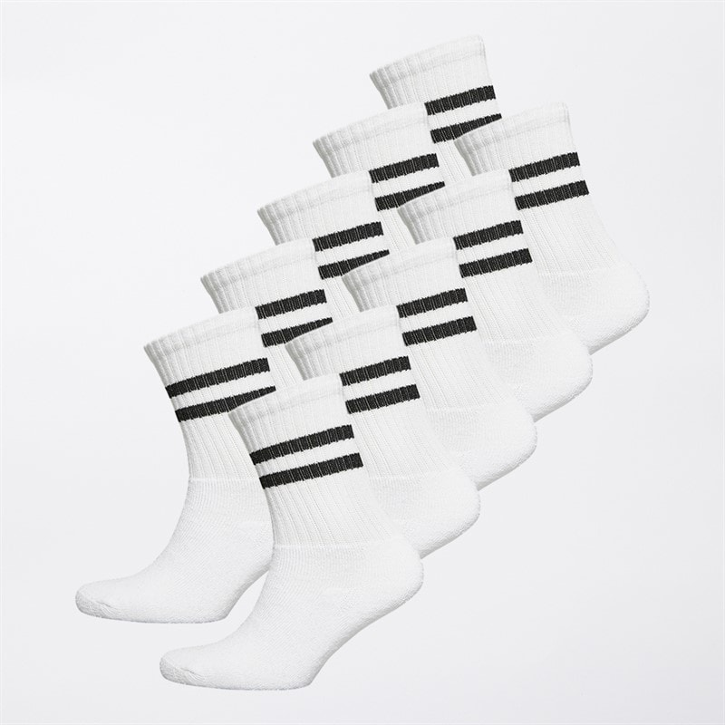 JACK & JONES Junior Boys Ten Pack Socks White - Image 1