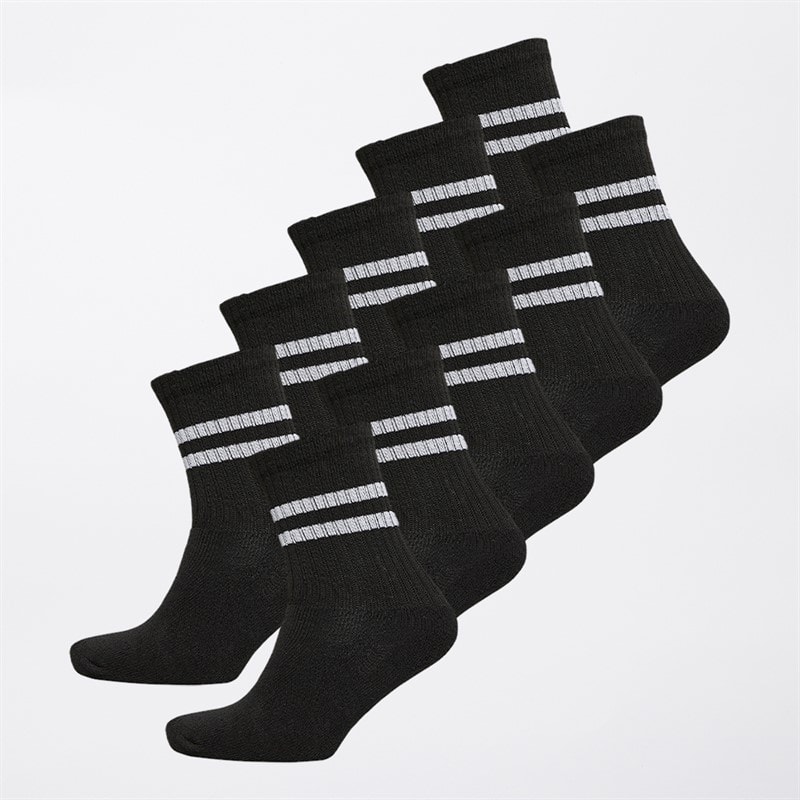 JACK & JONES Junior Boys Ten Pack Socks Black - Image 1