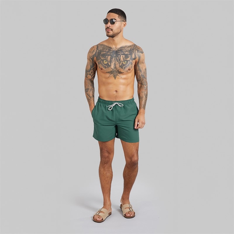 JACK & JONES Mens Aruba Swim Shorts Mallard Green - Image 3