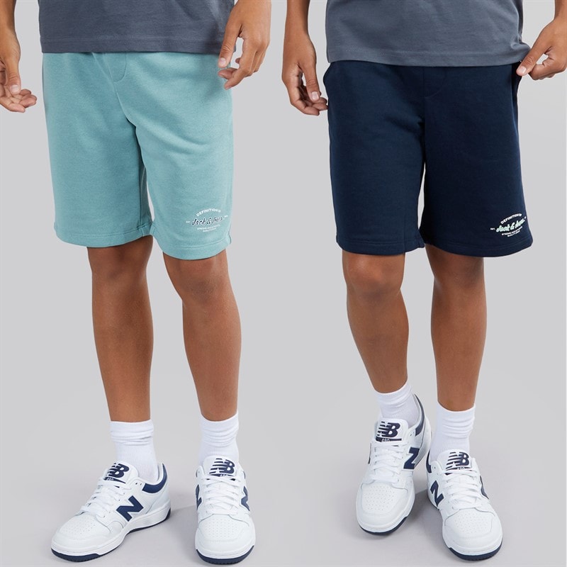 JACK & JONES Boys Gordon Brandon Two Pack Shorts Navy Blazer