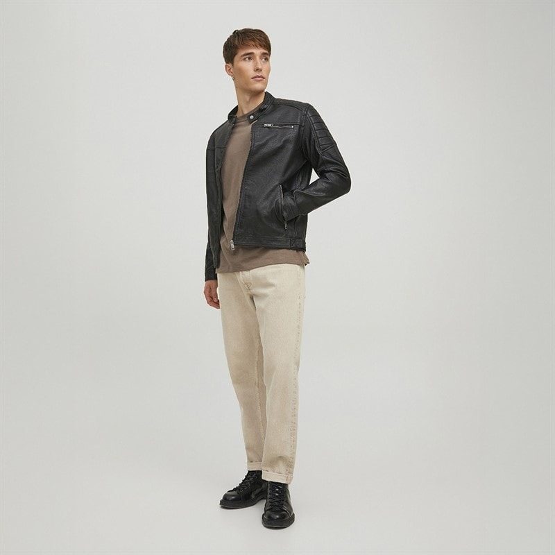 JACK & JONES Mens Jwhtano Jacket Black - Image 4
