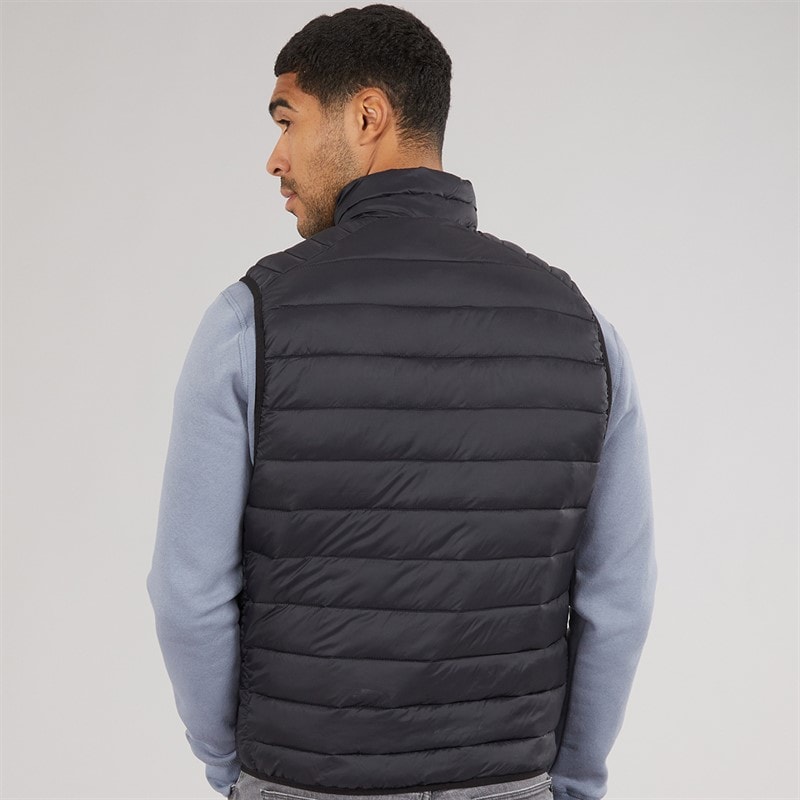 JACK & JONES Mens Bradley Gilet Black - Image 2
