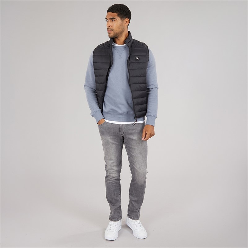 JACK & JONES Mens Bradley Gilet Black - Image 4