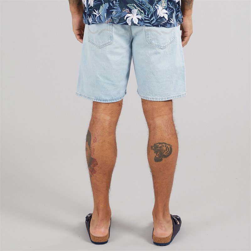 JACK & JONES Mens Tony Original 210 Shorts Blue Denim - Image 2