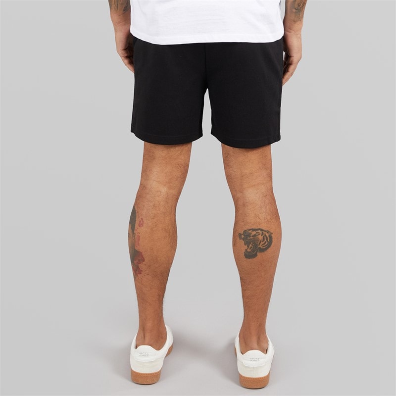 JACK & JONES Mens Gordon Fusion Sweat Shorts Black - Image 2