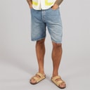JACK & JONES Mens Alex Original 308 Shorts Blue Denim