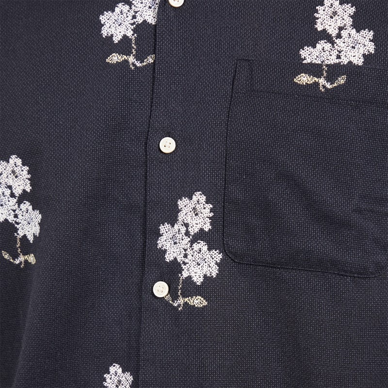 JACK & JONES Mens Mateo Resort Short Sleeve Shirt Sky Captain - Image 3