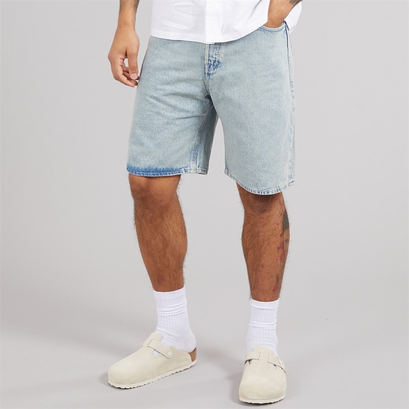 JACK & JONES Mens Alex Original 307 Shorts Blue Denim - Image 1
