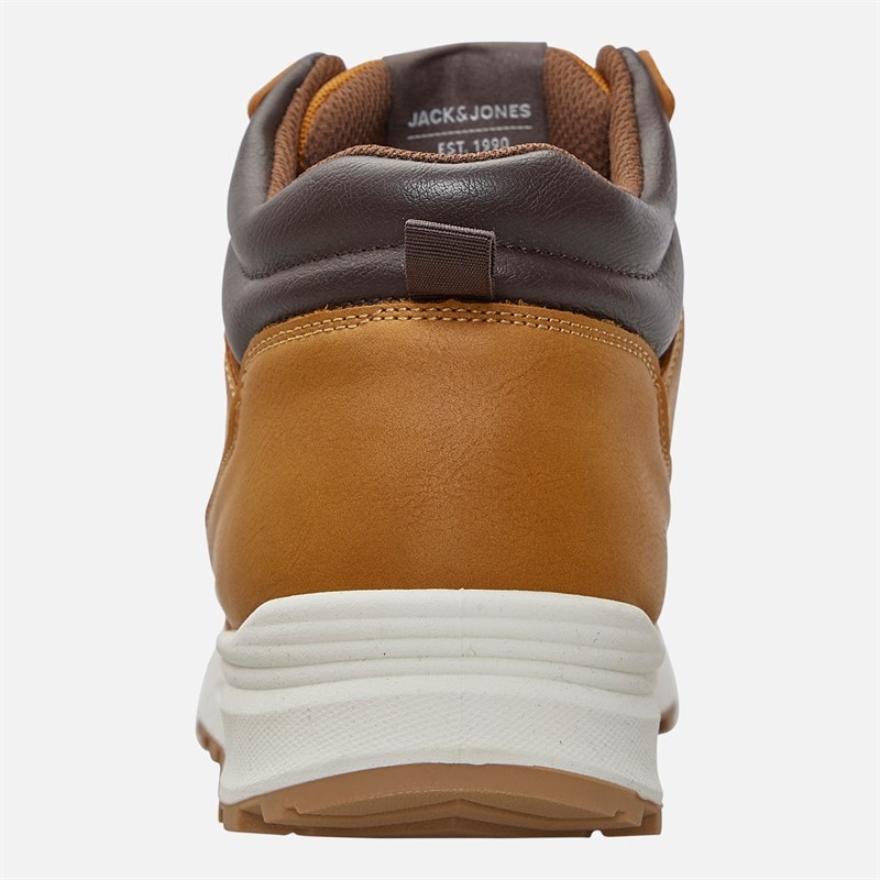 JACK & JONES Mens Melfort PU Boots Honey - Image 3