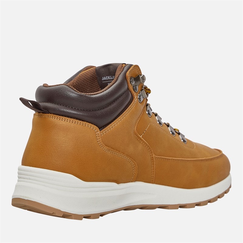 JACK & JONES Mens Melfort PU Boots Honey - Image 5
