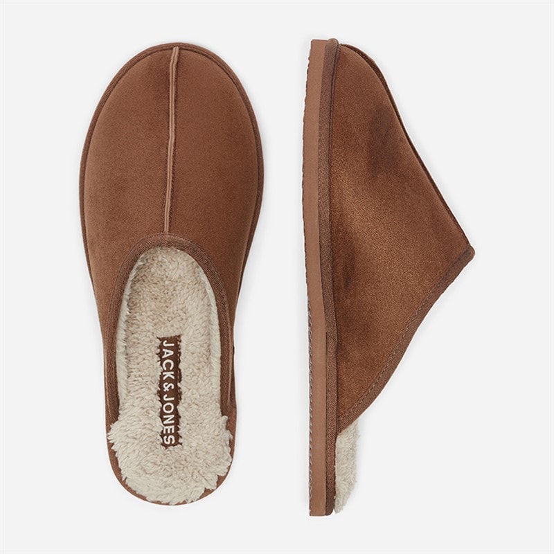 JACK & JONES Junior Boys Dudely Slippers Almond - Image 3