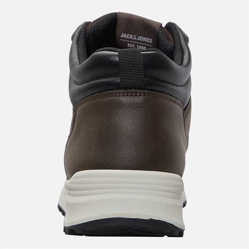 JACK & JONES Mens Melfort PU Boots Java - Image 3