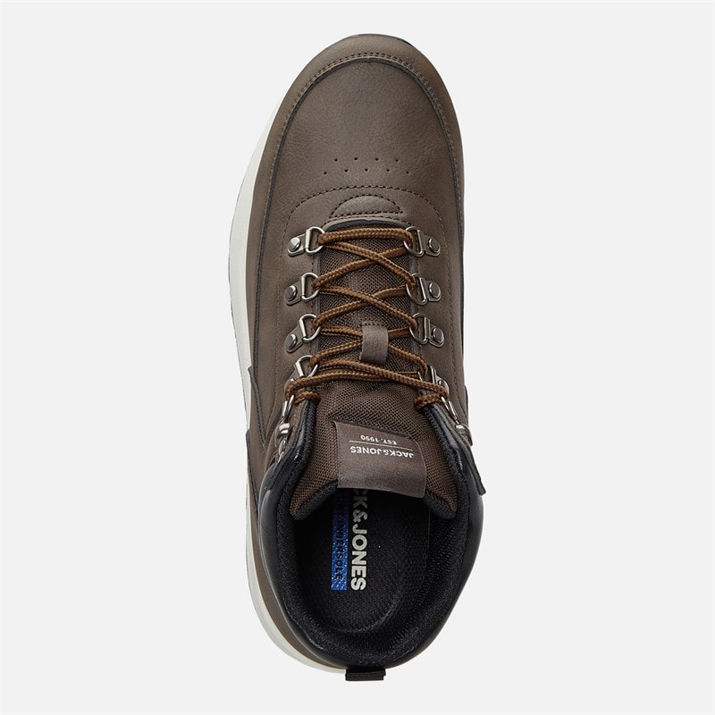 JACK & JONES Mens Melfort PU Boots Java - Image 4