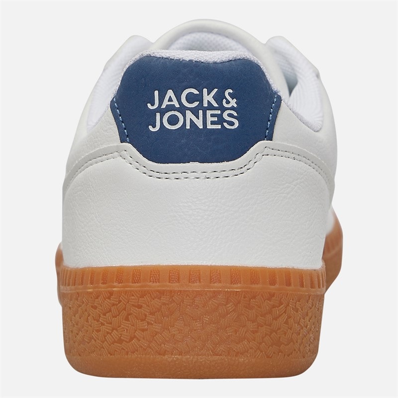 JACK & JONES Junior Boys Hype PU Trainers Bright White - Image 3